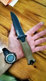 Gerber StrongArm Fixed Blade Knife Plain Edge - Coyote Brown - Image 4